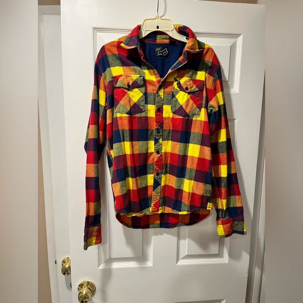 Mens fox flannel